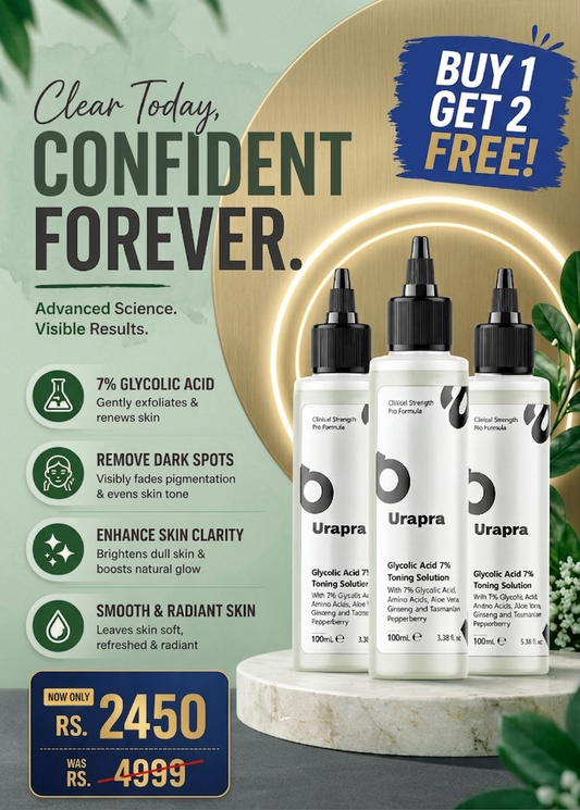 Glycolic Acid 7% Toning Solution Buy 1 Get 2 Free