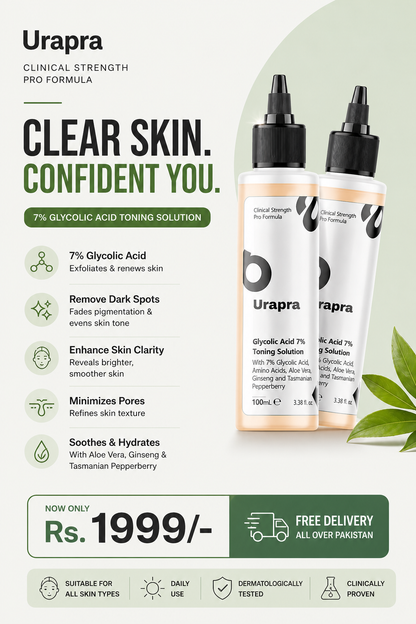 Glycolic Acid 7% Toning Solution Buy 1 Get 1 Free