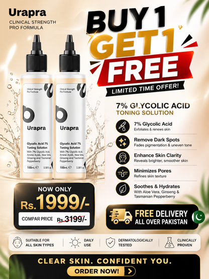 Glycolic Acid 7% Toning Solution Buy 1 Get 1 Free