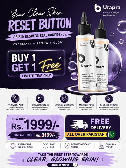 Glycolic Acid 7% Toning Solution Buy 1 Get 1 Free