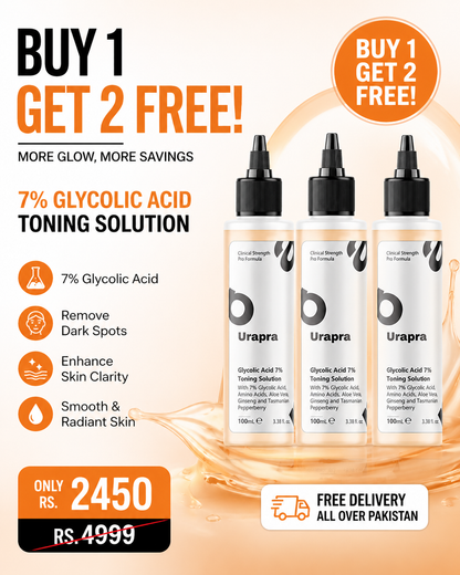 Glycolic Acid 7% Toning Solution Buy 1 Get 2 Free