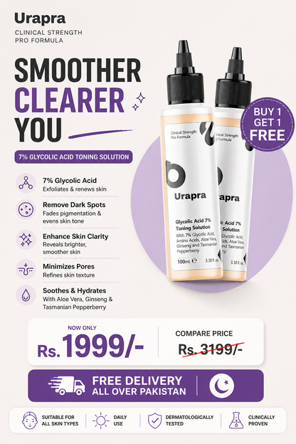 Glycolic Acid 7% Toning Solution Buy 1 Get 1 Free